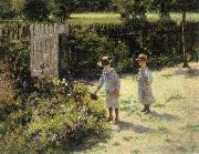 Wladyslaw Podkowinski Children in the Garden